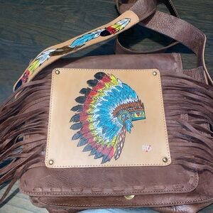 Leather American Darling crossbody purse